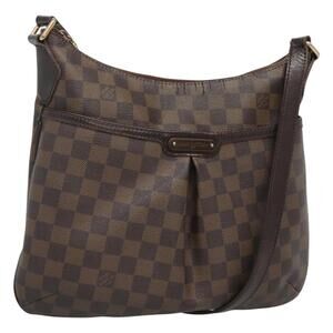 LOUIS VUITTON Damier Ebene Bloomsbury PM Shoulder Bag N42251